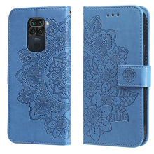 Load image into Gallery viewer, 7-petal Flowers Embossing Pattern Horizontal Flip PU Leather Case with Holder &amp; Card Slots &amp; Wallet &amp; Photo Frame, For Xiaomi Redmi 9C, For Xiaomi Redmi 9A, For Xiaomi Redmi K40/K40 Pro/Poco F3/ Mi 11i                                                   ...