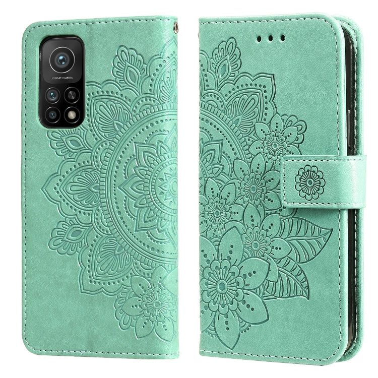 7-petal Flowers Embossing Pattern Horizontal Flip PU Leather Case with Holder & Card Slots & Wallet & Photo Frame, For Xiaomi Mi 10T Pro, For Xiaomi Mi 11, For Xiaomi Poco X3/X3 Pro/X3 NFC, For Xiaomi Mi 11 Ultra, For Xiaomi Mi 11 Lite                 ...