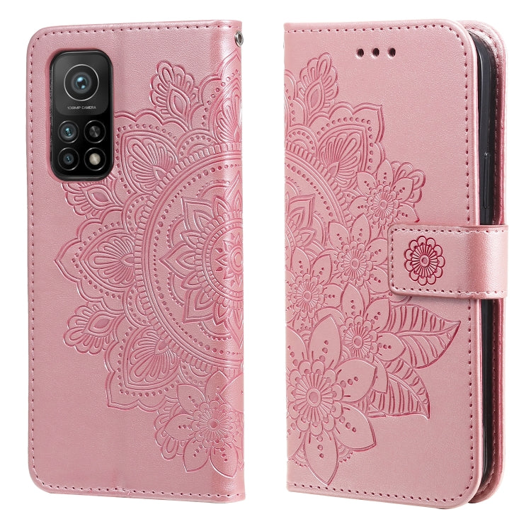 7-petal Flowers Embossing Pattern Horizontal Flip PU Leather Case with Holder & Card Slots & Wallet & Photo Frame, For Xiaomi Mi 10T Pro, For Xiaomi Mi 11, For Xiaomi Poco X3/X3 Pro/X3 NFC, For Xiaomi Mi 11 Ultra, For Xiaomi Mi 11 Lite                 ...