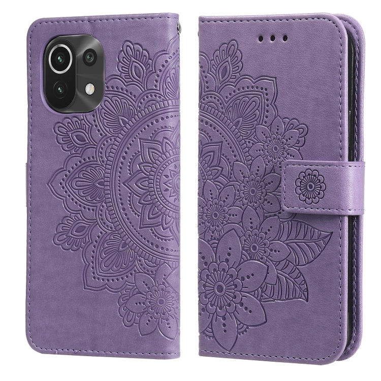 7-petal Flowers Embossing Pattern Horizontal Flip PU Leather Case with Holder & Card Slots & Wallet & Photo Frame, For Xiaomi Mi 10T Pro, For Xiaomi Mi 11, For Xiaomi Poco X3/X3 Pro/X3 NFC, For Xiaomi Mi 11 Ultra, For Xiaomi Mi 11 Lite                 ...