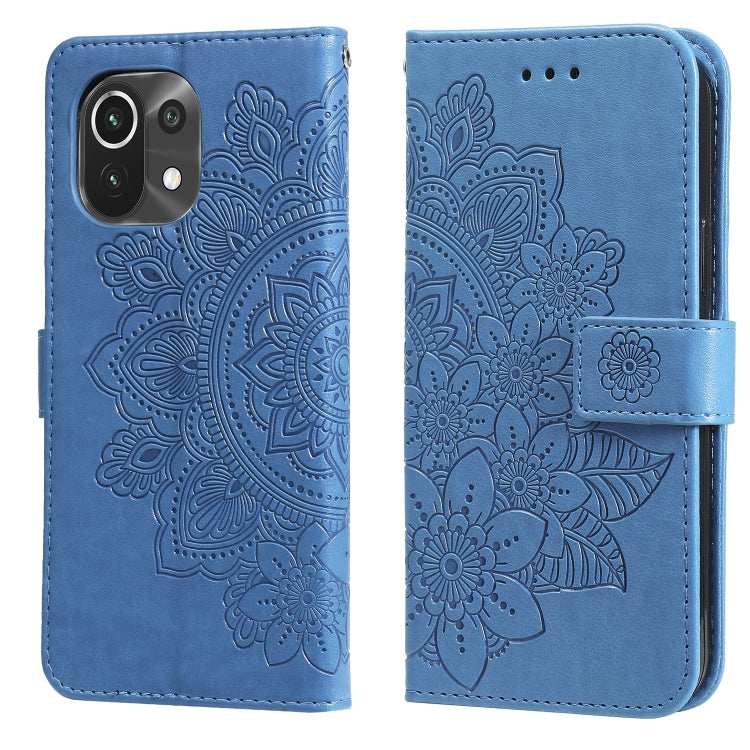 7-petal Flowers Embossing Pattern Horizontal Flip PU Leather Case with Holder & Card Slots & Wallet & Photo Frame, For Xiaomi Mi 10T Pro, For Xiaomi Mi 11, For Xiaomi Poco X3/X3 Pro/X3 NFC, For Xiaomi Mi 11 Ultra, For Xiaomi Mi 11 Lite                 ...