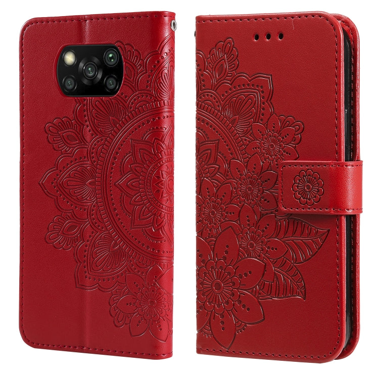 7-petal Flowers Embossing Pattern Horizontal Flip PU Leather Case with Holder & Card Slots & Wallet & Photo Frame, For Xiaomi Mi 10T Pro, For Xiaomi Mi 11, For Xiaomi Poco X3/X3 Pro/X3 NFC, For Xiaomi Mi 11 Ultra, For Xiaomi Mi 11 Lite                 ...