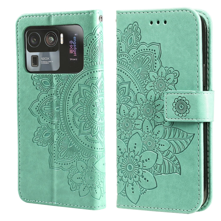 7-petal Flowers Embossing Pattern Horizontal Flip PU Leather Case with Holder & Card Slots & Wallet & Photo Frame, For Xiaomi Mi 10T Pro, For Xiaomi Mi 11, For Xiaomi Poco X3/X3 Pro/X3 NFC, For Xiaomi Mi 11 Ultra, For Xiaomi Mi 11 Lite                 ...