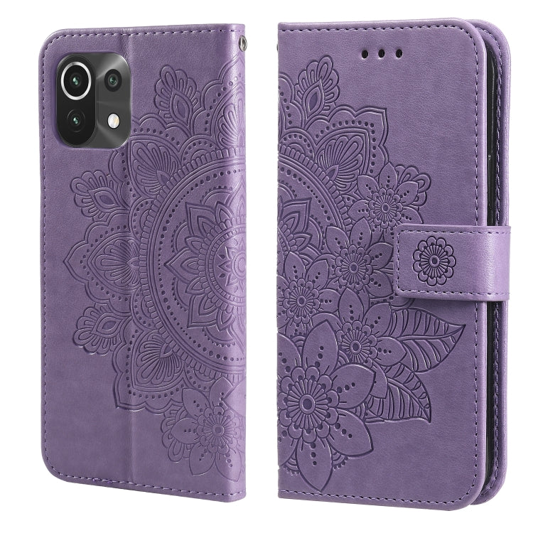 7-petal Flowers Embossing Pattern Horizontal Flip PU Leather Case with Holder & Card Slots & Wallet & Photo Frame, For Xiaomi Mi 10T Pro, For Xiaomi Mi 11, For Xiaomi Poco X3/X3 Pro/X3 NFC, For Xiaomi Mi 11 Ultra, For Xiaomi Mi 11 Lite                 ...