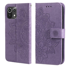 Load image into Gallery viewer, 7-petal Flowers Embossing Pattern Horizontal Flip PU Leather Case with Holder &amp; Card Slots &amp; Wallet &amp; Photo Frame, For Xiaomi Mi 10T Pro, For Xiaomi Mi 11, For Xiaomi Poco X3/X3 Pro/X3 NFC, For Xiaomi Mi 11 Ultra, For Xiaomi Mi 11 Lite                 ...