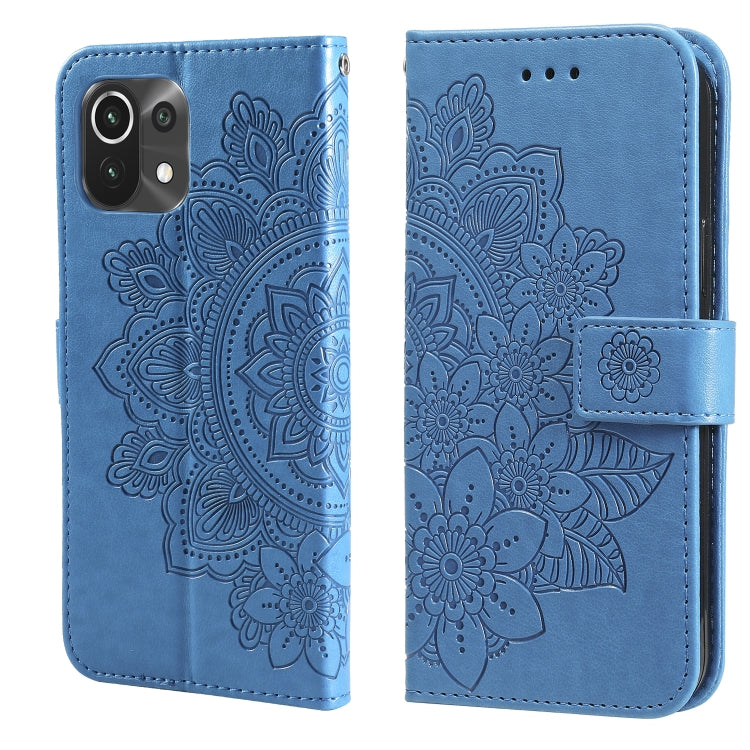 7-petal Flowers Embossing Pattern Horizontal Flip PU Leather Case with Holder & Card Slots & Wallet & Photo Frame, For Xiaomi Mi 10T Pro, For Xiaomi Mi 11, For Xiaomi Poco X3/X3 Pro/X3 NFC, For Xiaomi Mi 11 Ultra, For Xiaomi Mi 11 Lite                 ...