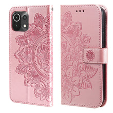 Load image into Gallery viewer, 7-petal Flowers Embossing Pattern Horizontal Flip PU Leather Case with Holder &amp; Card Slots &amp; Wallet &amp; Photo Frame, For Xiaomi Mi 10T Pro, For Xiaomi Mi 11, For Xiaomi Poco X3/X3 Pro/X3 NFC, For Xiaomi Mi 11 Ultra, For Xiaomi Mi 11 Lite                 ...
