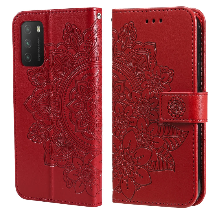 7-petal Flowers Embossing Pattern Horizontal Flip PU Leather Case with Holder & Card Slots & Wallet & Photo Frame, For Xiaomi Mi 10T Pro, For Xiaomi Mi 11, For Xiaomi Poco X3/X3 Pro/X3 NFC, For Xiaomi Mi 11 Ultra, For Xiaomi Mi 11 Lite                 ...