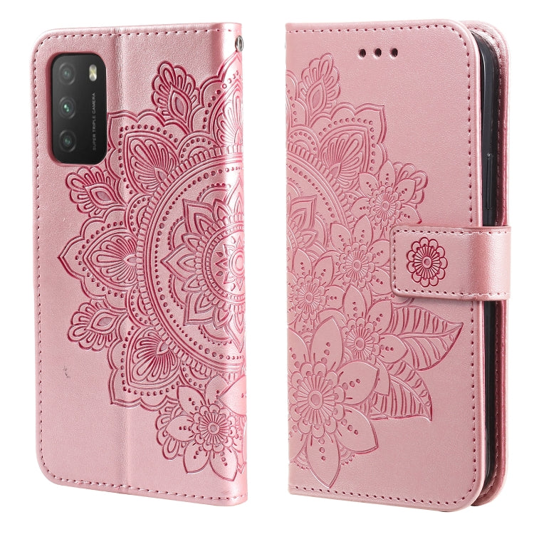 7-petal Flowers Embossing Pattern Horizontal Flip PU Leather Case with Holder & Card Slots & Wallet & Photo Frame, For Xiaomi Mi 10T Pro, For Xiaomi Mi 11, For Xiaomi Poco X3/X3 Pro/X3 NFC, For Xiaomi Mi 11 Ultra, For Xiaomi Mi 11 Lite                 ...