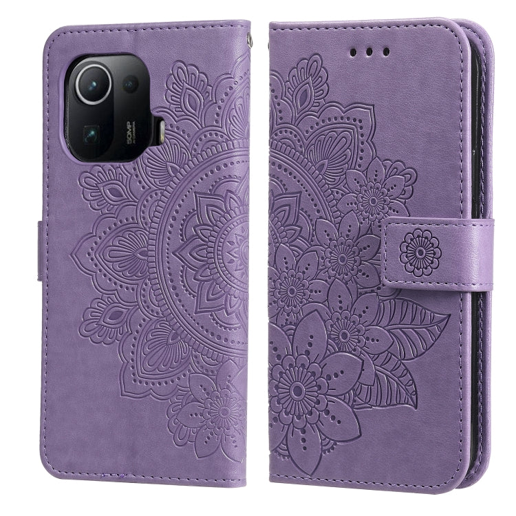 7-petal Flowers Embossing Pattern Horizontal Flip PU Leather Case with Holder & Card Slots & Wallet & Photo Frame, For Xiaomi Mi 10T Pro, For Xiaomi Mi 11, For Xiaomi Poco X3/X3 Pro/X3 NFC, For Xiaomi Mi 11 Ultra, For Xiaomi Mi 11 Lite                 ...