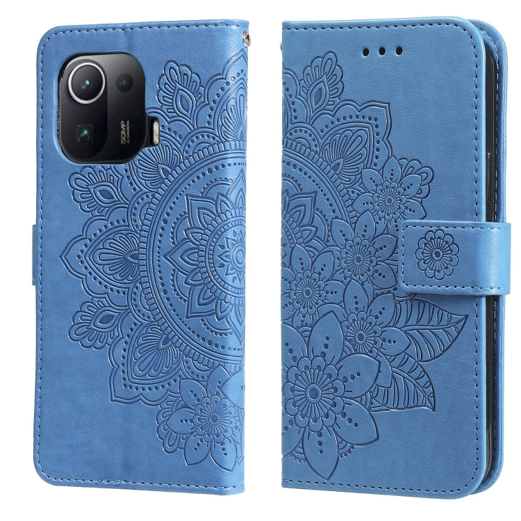 7-petal Flowers Embossing Pattern Horizontal Flip PU Leather Case with Holder & Card Slots & Wallet & Photo Frame, For Xiaomi Mi 10T Pro, For Xiaomi Mi 11, For Xiaomi Poco X3/X3 Pro/X3 NFC, For Xiaomi Mi 11 Ultra, For Xiaomi Mi 11 Lite                 ...