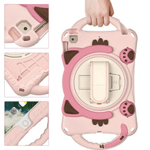 Load image into Gallery viewer, Cute Cat King Kids Shockproof EVA Protective Case with Holder &amp; Shoulder Strap &amp; Handle, For iPad mini 5 / 4 / 3 / 2 /1