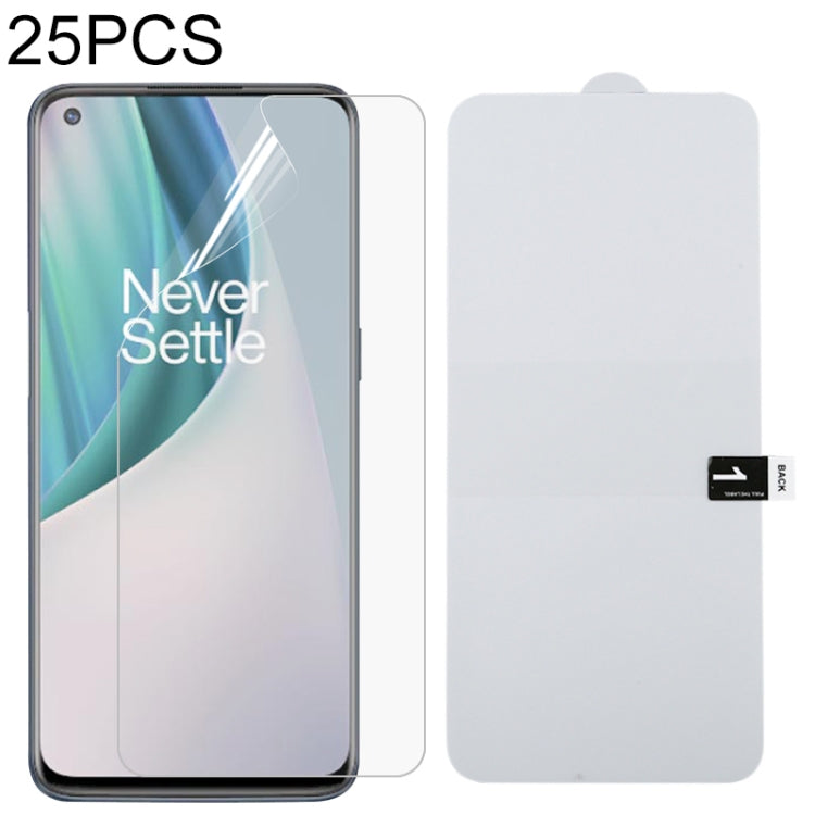 25 PCS Full Screen Protector Explosion-proof Hydrogel Film, Fro LG K42 (25 PCS), For vivo X60 Pro / X60 Pro+ / X60t Pro+ (25 PCS), For OnePlus 9 / 9R (25 PCS), For OnePlus 9 Pro (25 PCS), For OnePlus Nord N10 5G (25 PCS)                                ...