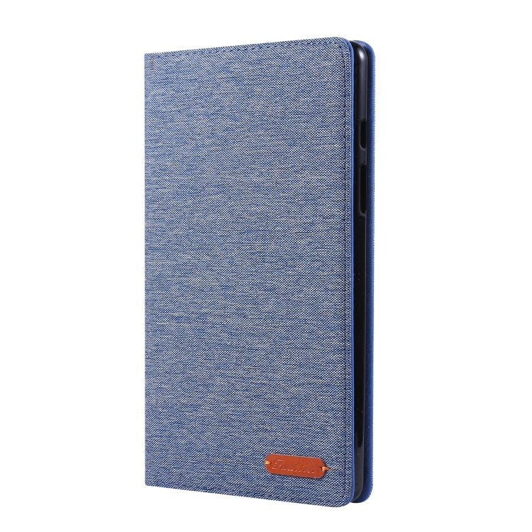 Horizontal Flip TPU + Fabric PU Leather Protective Case with Name Card Clip, For Galaxy Tab A7 Lite 8.7 T220 / T225, For Samsung Galaxy Tab A7 Lite 8.7 T220 / T225