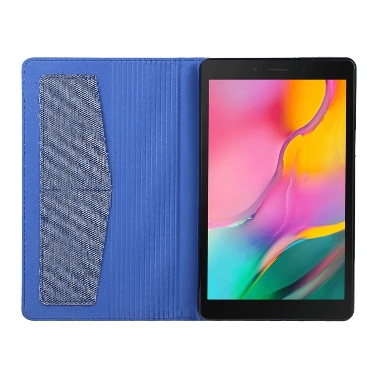 Horizontal Flip TPU + Fabric PU Leather Protective Case with Name Card Clip, For Galaxy Tab A7 Lite 8.7 T220 / T225, For Samsung Galaxy Tab A7 Lite 8.7 T220 / T225