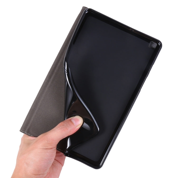 Horizontal Flip TPU + Fabric PU Leather Protective Case with Name Card Clip, For Galaxy Tab A7 Lite 8.7 T220 / T225, For Samsung Galaxy Tab A7 Lite 8.7 T220 / T225