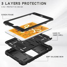 Load image into Gallery viewer, 3-Layer Protection Screen Frame + PC + Silicone Shockproof Combination Case with Holder, For iPad mini 5 / 4, For Samsung Galaxy Tab S5e T720