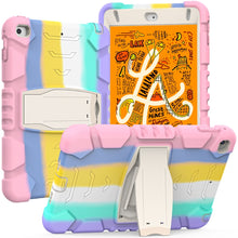 Load image into Gallery viewer, 3-Layer Protection Screen Frame + PC + Silicone Shockproof Combination Case with Holder, For iPad mini 5 / 4, For Samsung Galaxy Tab S5e T720