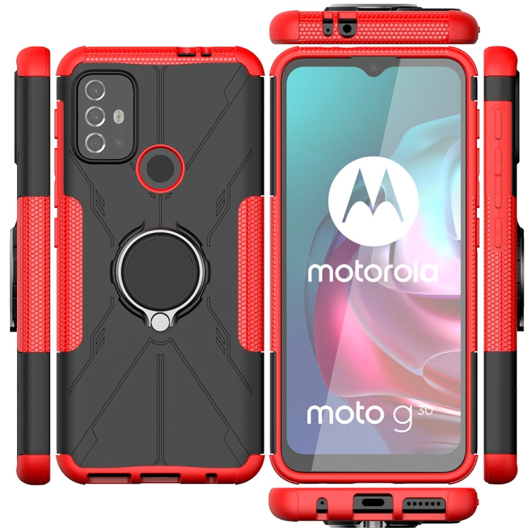 Armor Bear Shockproof PC + TPU Protective Case with Ring Holder, For Xiaomi Redmi Note 10, For Motorola  Moto G30, For vivo Y20