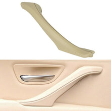 Load image into Gallery viewer, Car Leather Right Side Inner Door Handle Assembly 51417225854 for BMW 5 Series F10 / F18 2011-2017, Right Side (Black), Right Side (Beige), Right Side (Creamy-white), Right Side (Grey), Right Side (Wine Red), Right Side (Mocha)