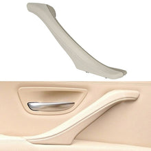 Load image into Gallery viewer, Car Leather Right Side Inner Door Handle Assembly 51417225854 for BMW 5 Series F10 / F18 2011-2017, Right Side (Black), Right Side (Beige), Right Side (Creamy-white), Right Side (Grey), Right Side (Wine Red), Right Side (Mocha)