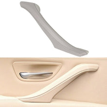 Load image into Gallery viewer, Car Leather Right Side Inner Door Handle Assembly 51417225854 for BMW 5 Series F10 / F18 2011-2017, Right Side (Black), Right Side (Beige), Right Side (Creamy-white), Right Side (Grey), Right Side (Wine Red), Right Side (Mocha)