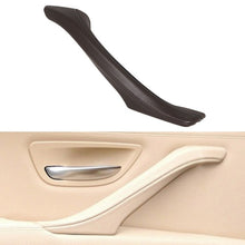 Load image into Gallery viewer, Car Leather Right Side Inner Door Handle Assembly 51417225854 for BMW 5 Series F10 / F18 2011-2017, Right Side (Black), Right Side (Beige), Right Side (Creamy-white), Right Side (Grey), Right Side (Wine Red), Right Side (Mocha)