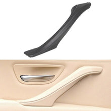 Load image into Gallery viewer, Car Leather Left Side Inner Door Handle Assembly 51417225854 for BMW 5 Series F10 / F18 2011-2017, Left Side (Black), Left Side (Beige), Left Side (Creamy-white), Left Side (Grey), Left Side (Wine Red), Left Side (Mocha)