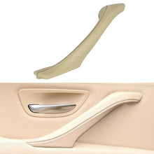 Load image into Gallery viewer, Car Leather Left Side Inner Door Handle Assembly 51417225854 for BMW 5 Series F10 / F18 2011-2017, Left Side (Black), Left Side (Beige), Left Side (Creamy-white), Left Side (Grey), Left Side (Wine Red), Left Side (Mocha)