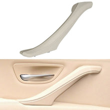 Load image into Gallery viewer, Car Leather Left Side Inner Door Handle Assembly 51417225854 for BMW 5 Series F10 / F18 2011-2017, Left Side (Black), Left Side (Beige), Left Side (Creamy-white), Left Side (Grey), Left Side (Wine Red), Left Side (Mocha)