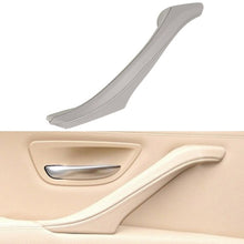 Load image into Gallery viewer, Car Leather Left Side Inner Door Handle Assembly 51417225854 for BMW 5 Series F10 / F18 2011-2017, Left Side (Black), Left Side (Beige), Left Side (Creamy-white), Left Side (Grey), Left Side (Wine Red), Left Side (Mocha)