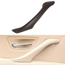 Load image into Gallery viewer, Car Leather Left Side Inner Door Handle Assembly 51417225854 for BMW 5 Series F10 / F18 2011-2017, Left Side (Black), Left Side (Beige), Left Side (Creamy-white), Left Side (Grey), Left Side (Wine Red), Left Side (Mocha)