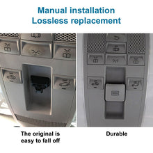 Load image into Gallery viewer, Car Sunroof Switch Button Dome Light Button for Mercedes-Benz W204 / X204 2008-2015, For Mercedes-Benz W204(Nut Beige), For Mercedes-Benz W204(Black), For Mercedes-Benz W204(Grey White), For Mercedes-Benz W204(Mercerized Beige)                         ...