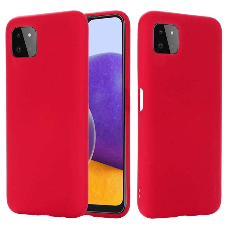 Solid Color Liquid Silicone Dropproof Full Coverage Protective Case, For Samsung Galaxy A22 4G, For Samsung Galaxy A22 5G, For Samsung Galaxy A82