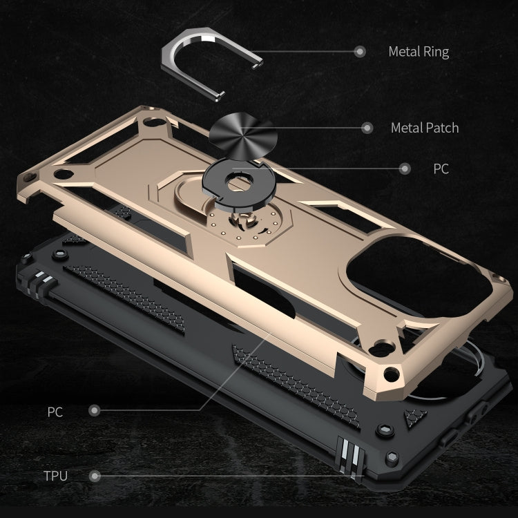 Shockproof TPU + PC Protective Case with 360 Degree Rotating Holder, For Xiaomi Mi 11 Lite 5G