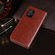 Load image into Gallery viewer, idewei Crazy Horse Texture Horizontal Flip Leather Case with Holder &amp; Card Slots &amp; Wallet, For Asus Zenfone 8 ZS590KS, For Cubot C20, For Nokia G20, For Oukitel C23 Pro, For Xiaomi Redmi K40 Gaming Edition, For Samsung Galaxy F02s