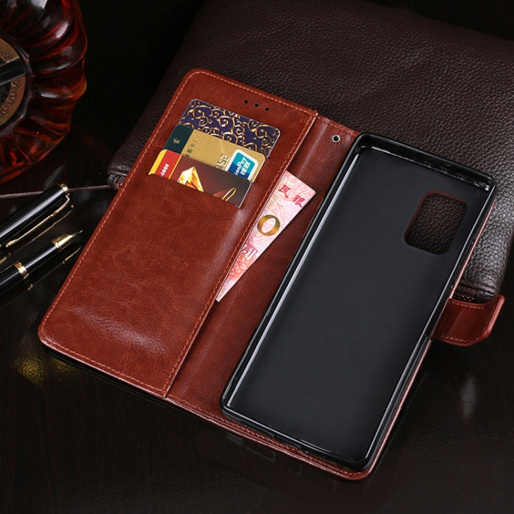 idewei Crazy Horse Texture Horizontal Flip Leather Case with Holder & Card Slots & Wallet, For Asus Zenfone 8 ZS590KS, For Cubot C20, For Nokia G20, For Oukitel C23 Pro, For Xiaomi Redmi K40 Gaming Edition, For Samsung Galaxy F02s