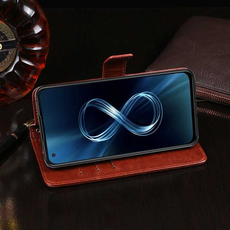 idewei Crazy Horse Texture Horizontal Flip Leather Case with Holder & Card Slots & Wallet, For Asus Zenfone 8 ZS590KS, For Cubot C20, For Nokia G20, For Oukitel C23 Pro, For Xiaomi Redmi K40 Gaming Edition, For Samsung Galaxy F02s