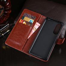 Load image into Gallery viewer, idewei Crazy Horse Texture Horizontal Flip Leather Case with Holder &amp; Card Slots &amp; Wallet, For Honor X20 SE, For Nokia X10 / X20