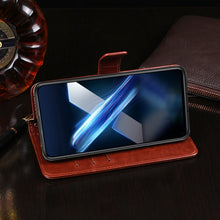 Load image into Gallery viewer, idewei Crazy Horse Texture Horizontal Flip Leather Case with Holder &amp; Card Slots &amp; Wallet, For Honor X20 SE, For Nokia X10 / X20