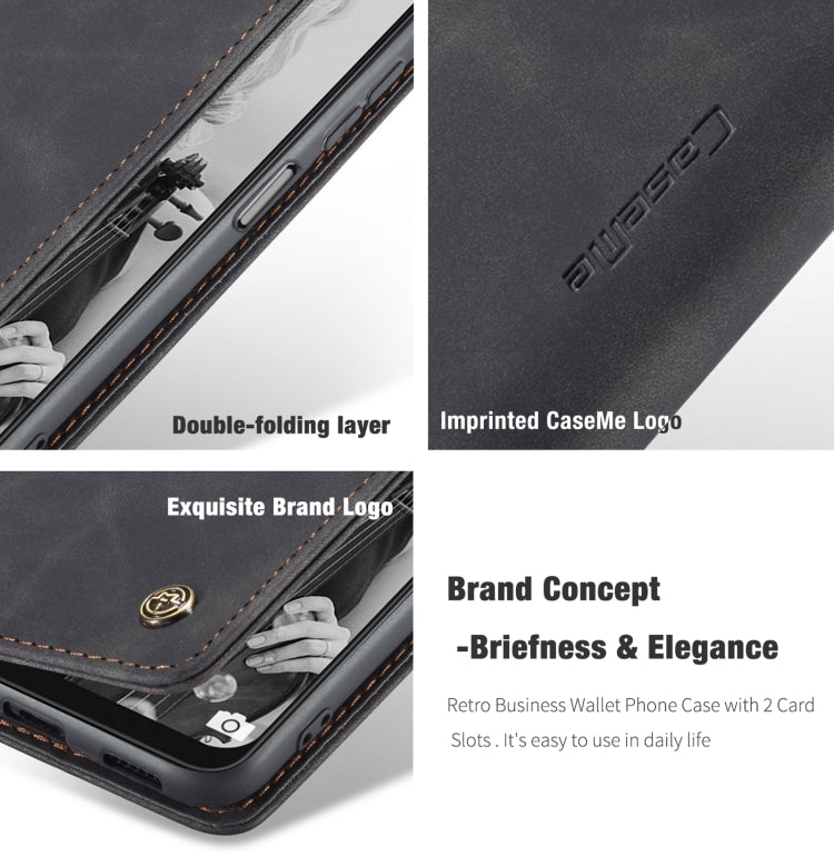 CaseMe 013 Multifunctional Horizontal Flip Leather Case with Card Slot & Holder & Wallet, For Samsung Galaxy A22 5G