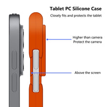 Load image into Gallery viewer, All-inclusive Silicone Shockproof Case with Holder, For iPad mini 5 / 4 with Pen Slot, For iPad 9.7 2018/2017 / Air 2 / Air / Pro 9.7 2016, For iPad Pro 10.5 / 10.2 2021 / 2020 / 2019 / Air 3, For iPad Pro 11 2021 / 2020 / Air 2020 10.9                ...