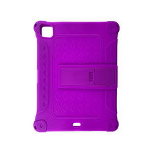 Load image into Gallery viewer, All-inclusive Silicone Shockproof Case with Holder, For iPad mini 5 / 4 with Pen Slot, For iPad 9.7 2018/2017 / Air 2 / Air / Pro 9.7 2016, For iPad Pro 10.5 / 10.2 2021 / 2020 / 2019 / Air 3, For iPad Pro 11 2021 / 2020 / Air 2020 10.9                ...