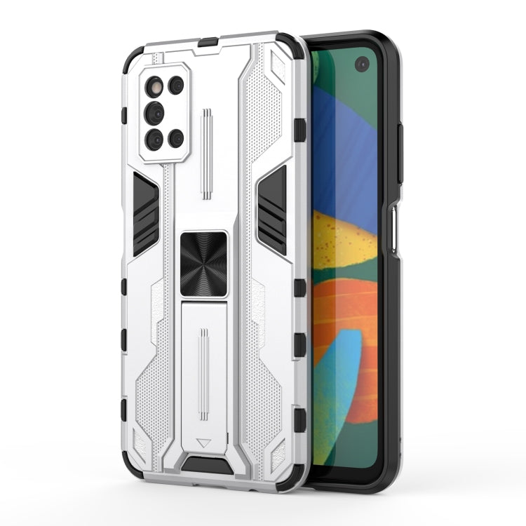Supersonic PC + TPU Shock-proof Case with Holder, For Xiaomi Poco X3 NFC, For Samsung Galaxy F52 5G