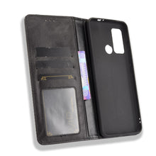 Load image into Gallery viewer, Magnetic Buckle Retro Crazy Horse Texture Horizontal Flip Leather Case with Holder &amp; Card Slots &amp; Photo Frame, For Motorola Moto G60 / Moto G40 Fusion, For OPPO Realme C11 2021 / Realme C20 / Realme C20a, For OPPO Reno5 A, For TCL 20 Pro 5G, For TCL 20...