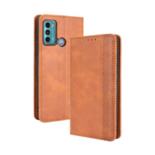 Load image into Gallery viewer, Magnetic Buckle Retro Crazy Horse Texture Horizontal Flip Leather Case with Holder &amp; Card Slots &amp; Photo Frame, For Motorola Moto G60 / Moto G40 Fusion, For OPPO Realme C11 2021 / Realme C20 / Realme C20a, For OPPO Reno5 A, For TCL 20 Pro 5G, For TCL 20...