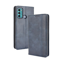 Load image into Gallery viewer, Magnetic Buckle Retro Crazy Horse Texture Horizontal Flip Leather Case with Holder &amp; Card Slots &amp; Photo Frame, For Motorola Moto G60 / Moto G40 Fusion, For OPPO Realme C11 2021 / Realme C20 / Realme C20a, For OPPO Reno5 A, For TCL 20 Pro 5G, For TCL 20...