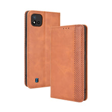 Load image into Gallery viewer, Magnetic Buckle Retro Crazy Horse Texture Horizontal Flip Leather Case with Holder &amp; Card Slots &amp; Photo Frame, For Motorola Moto G60 / Moto G40 Fusion, For OPPO Realme C11 2021 / Realme C20 / Realme C20a, For OPPO Reno5 A, For TCL 20 5G / 20S / 20L / 2...