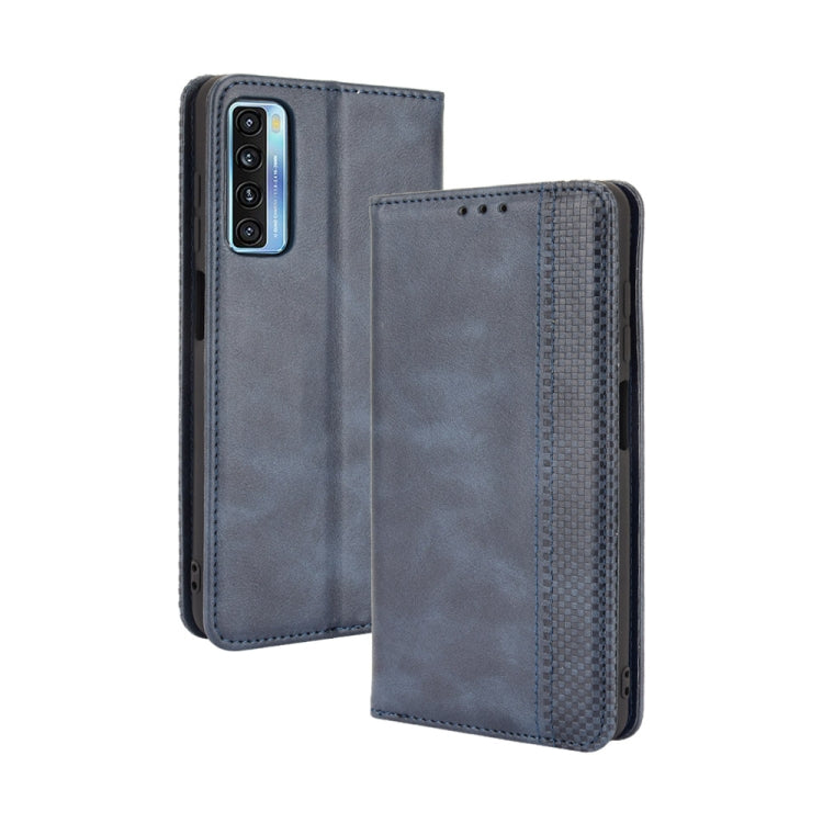 Magnetic Buckle Retro Crazy Horse Texture Horizontal Flip Leather Case with Holder & Card Slots & Photo Frame, For Motorola Moto G60 / Moto G40 Fusion, For OPPO Realme C11 2021 / Realme C20 / Realme C20a, For OPPO Reno5 A, For TCL 20 5G / 20S / 20L / 2...
