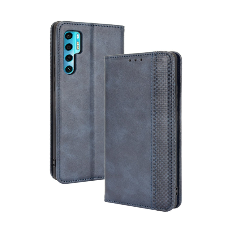 Magnetic Buckle Retro Crazy Horse Texture Horizontal Flip Leather Case with Holder & Card Slots & Photo Frame, For Motorola Moto G60 / Moto G40 Fusion, For OPPO Realme C11 2021 / Realme C20 / Realme C20a, For OPPO Reno5 A, For TCL 20 5G / 20S / 20L / 2...